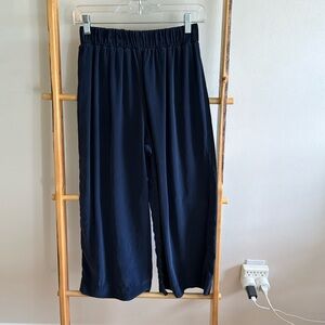 Elizabeth Suzann Navy Wide Leg Pants - SHORT